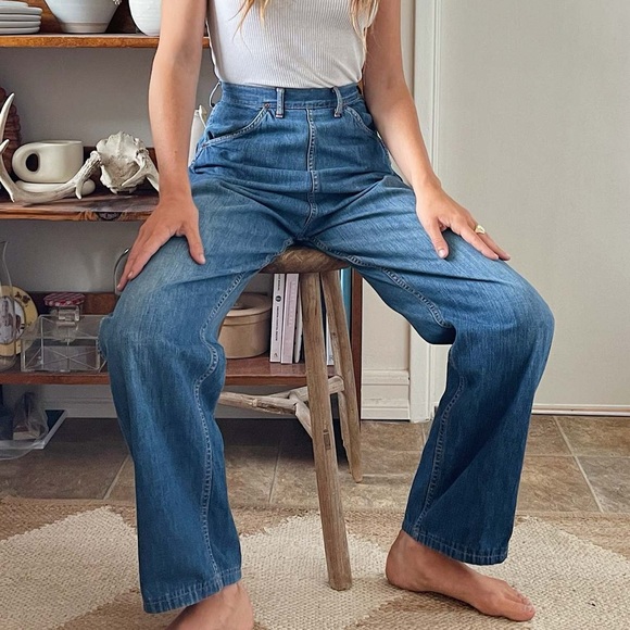 Crawford Denim 1940s Side Zip Selvedge Jeans - Picture 1 of 14